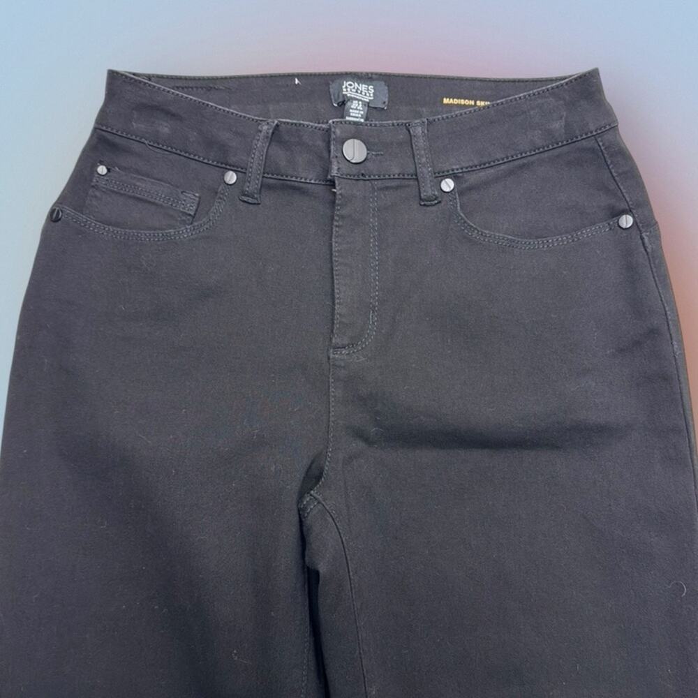 JONES NEW YORK Women’s 4 Black MADISON SKINNY Jeans